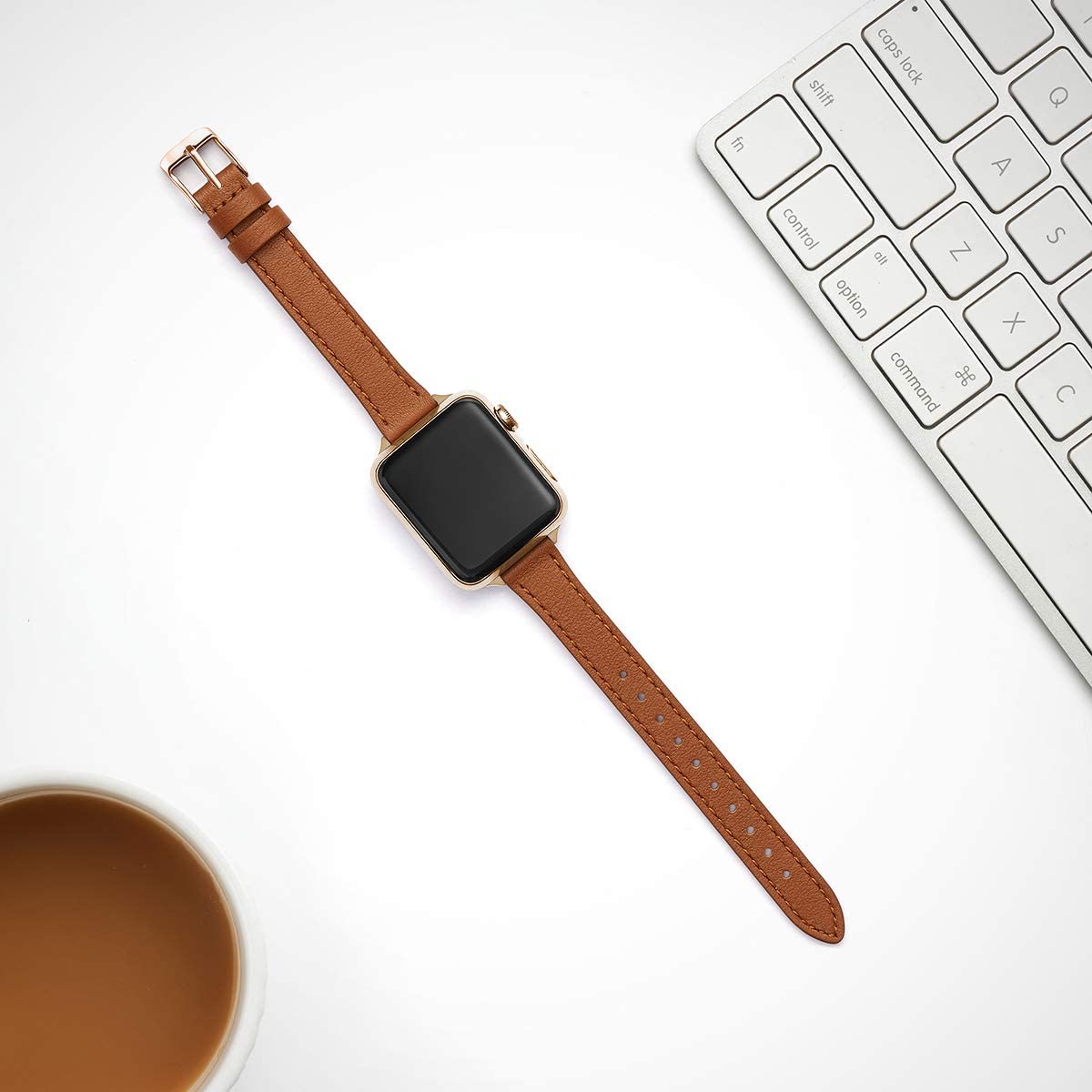 Leather Slim Apple Watch Band