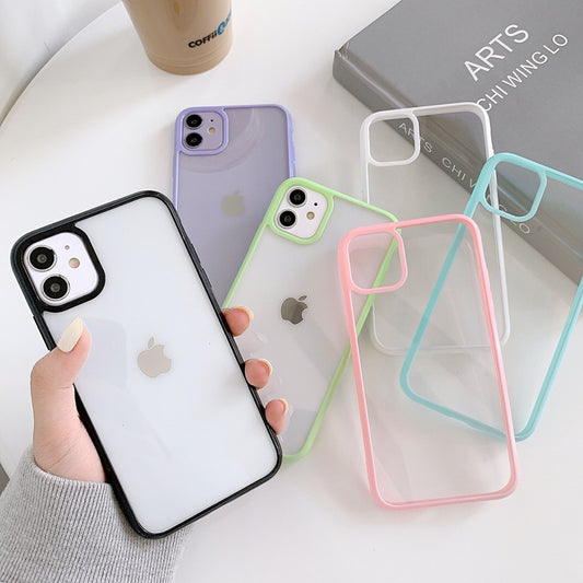 Pastel Border Coloured iPhone Case